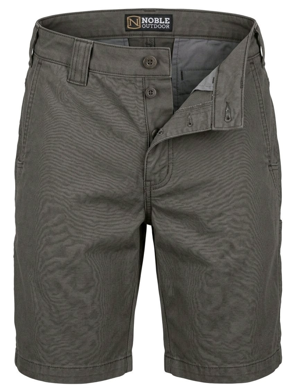 Noble Outfitters Men's Flex Canvas Work Shorts – Gray, Size 32 1220
